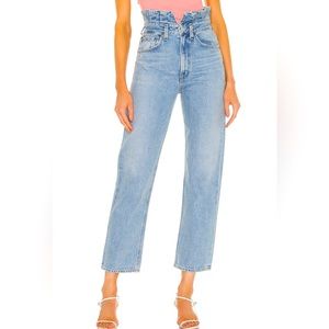 AGOLDE 90’s Lettuce Waistband Jean, Size 24, NWT